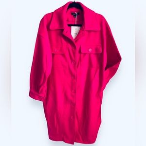 *NEW* Hot Pink Midi Jacket Size Small